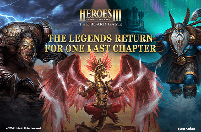 Heroes of Might and Magic III: The Board Game – Factory, Bulwark, and Forge Expansions Announcement