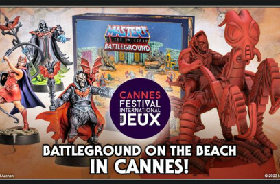 Battleground on the beach in Cannes!