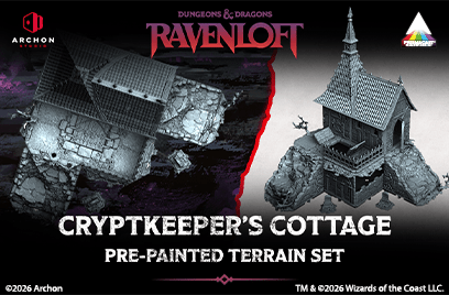 Cryptkeeper’s Cottage Revealed: A Pre-Painted Dungeons & Dragons® Terrain Set