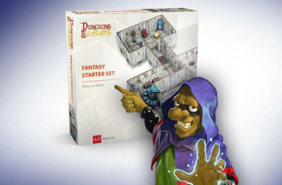 Dungeons & Lasers Fantasy Starter Set - 5E compatible terrain available in-store, now!