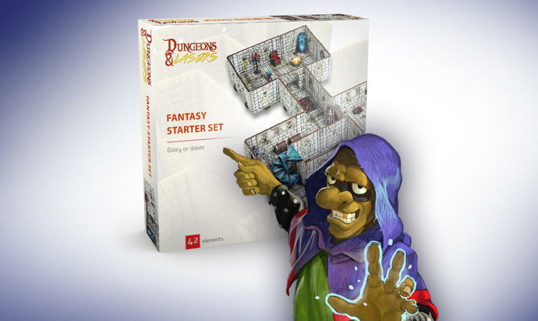 Dungeons & Lasers Fantasy Starter Set - 5E compatible terrain available in-store, now!