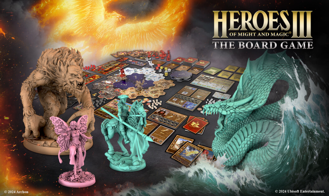 “HoMM III: The Board Game” with three new expansions on Gamefound!