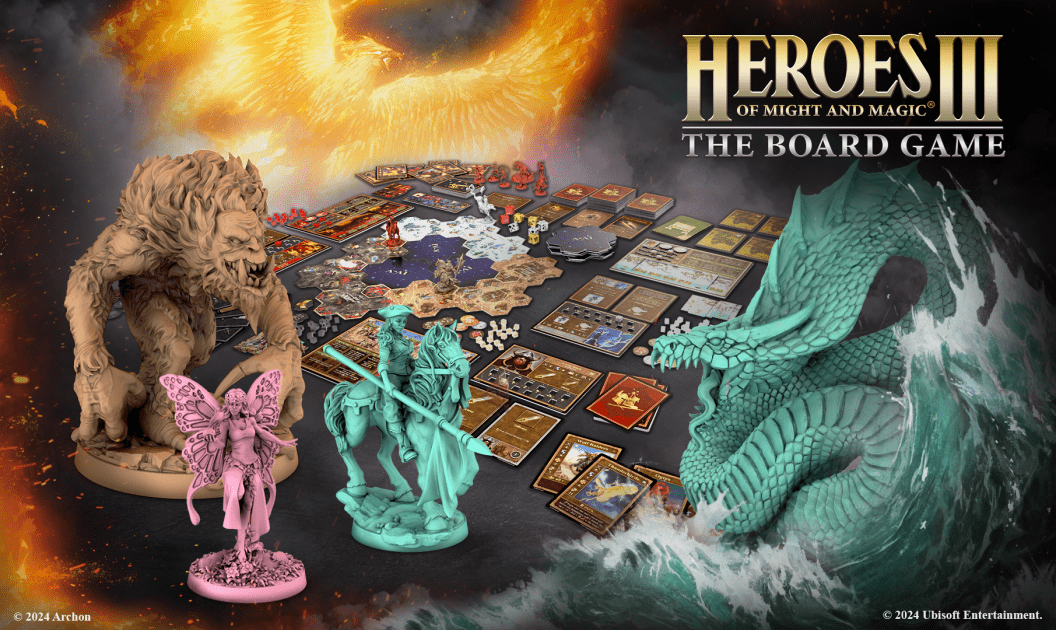 “HoMM III: The Board Game” with three new expansions on Gamefound!
