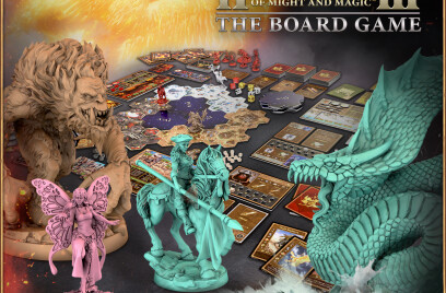 “HoMM III: The Board Game” with three new expansions on Gamefound!