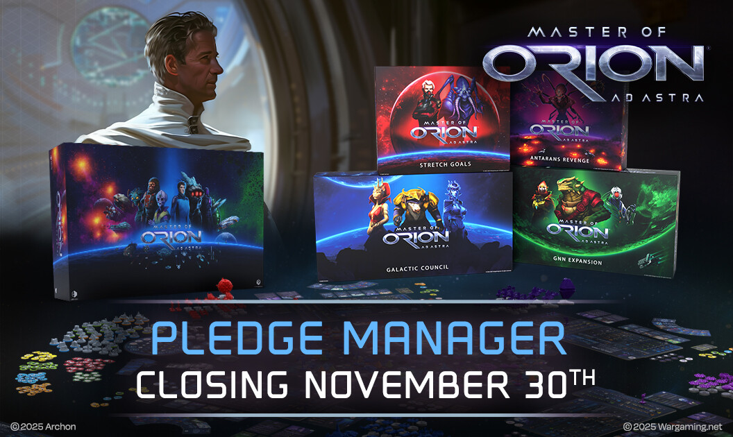 Master of Orion: Ad Astra – The Pledge Manager Closes on November 30th