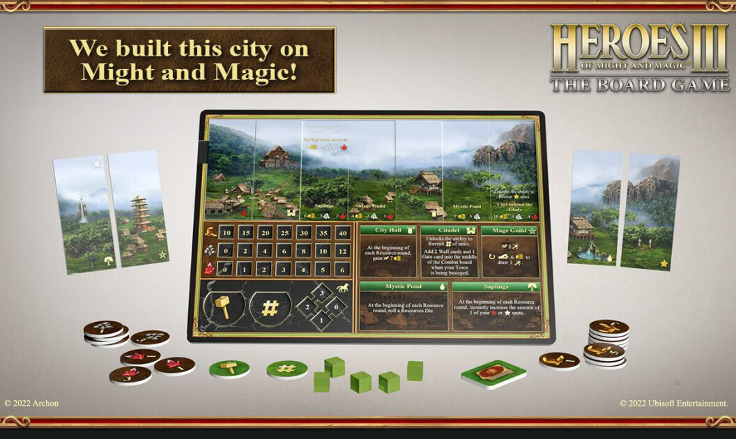 We put these puzzles together… and built this city on Might and Magic!