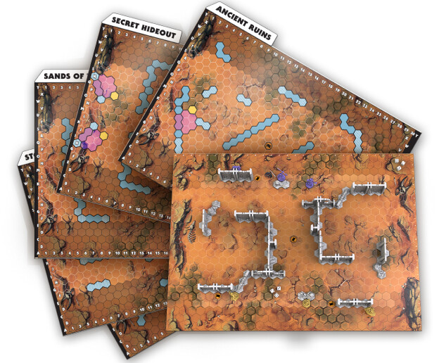 Pre-defined battle maps