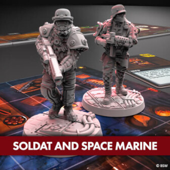 Soldat and space marine