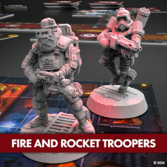 Fire and rocket troopers