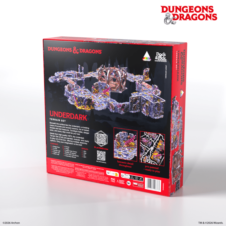 Dungeons & Dragons© Underdark Pre-Painted Terrain Set #2