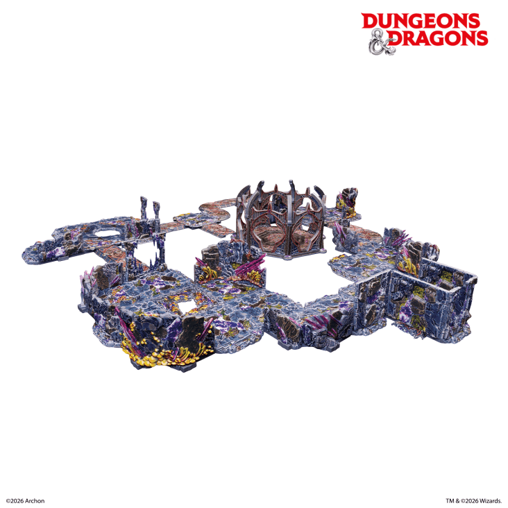 Dungeons & Dragons© Underdark Pre-Painted Terrain Set #3