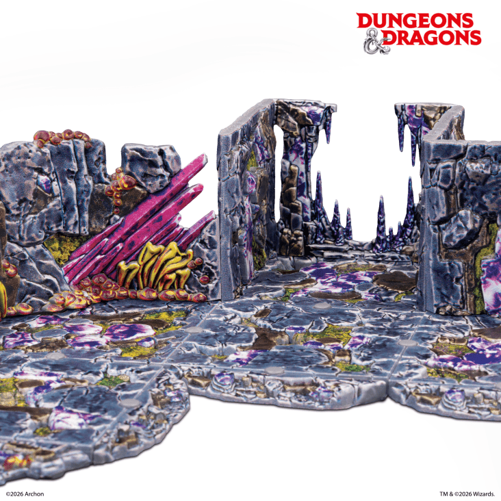 Dungeons & Dragons© Underdark Pre-Painted Terrain Set #6