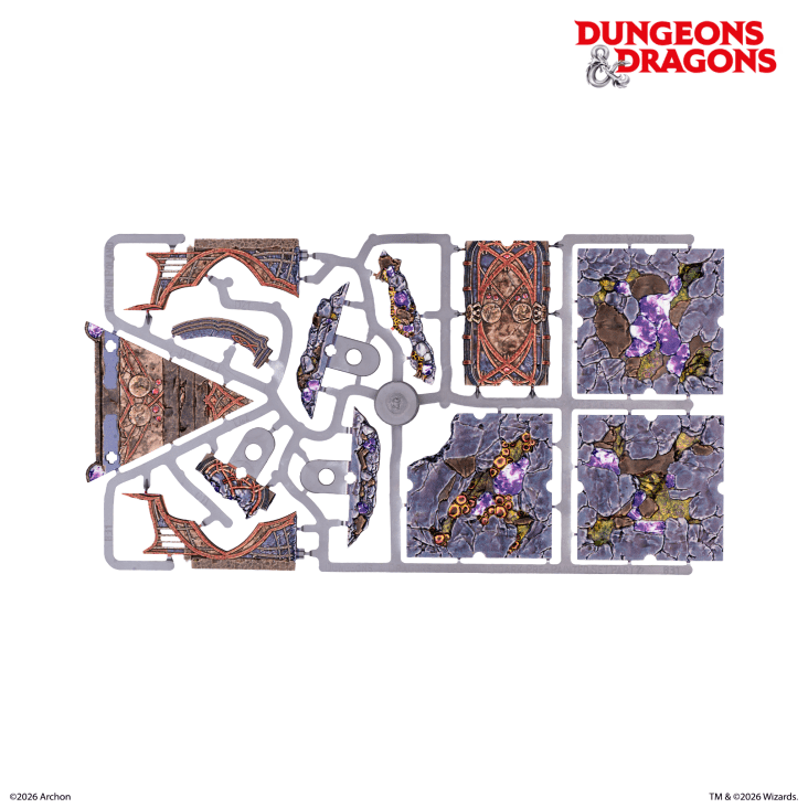 Dungeons & Dragons© Underdark Pre-Painted Terrain Set #7