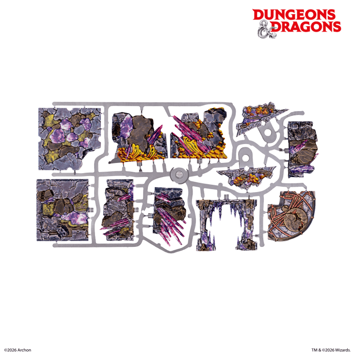 Dungeons & Dragons© Underdark Pre-Painted Terrain Set #8