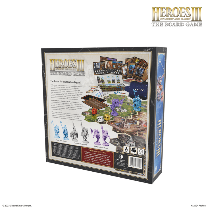 Heroes of Might & Magic III: The Board Game.  Currently available: PL, DE FR, ES #7