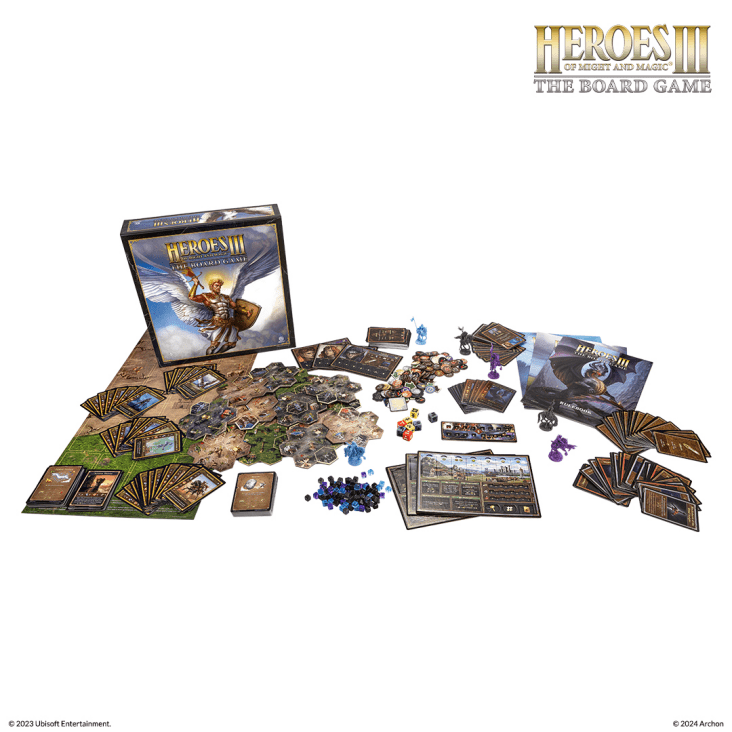 Heroes of Might & Magic III: The Board Game.  Currently available: PL, DE FR, ES #1