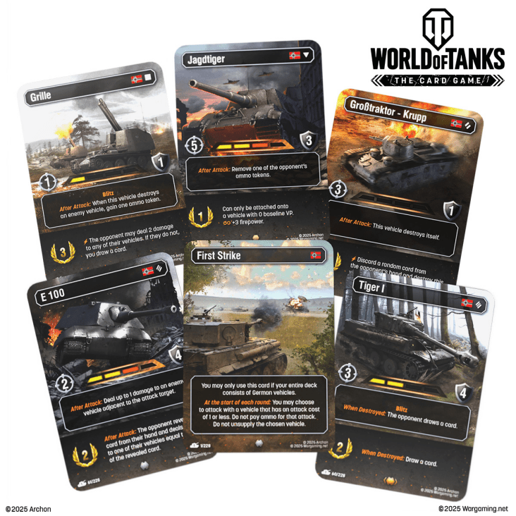 World of Tanks: The Card Game | STARTER DECK GERMANY: FIRST STRIKE #3