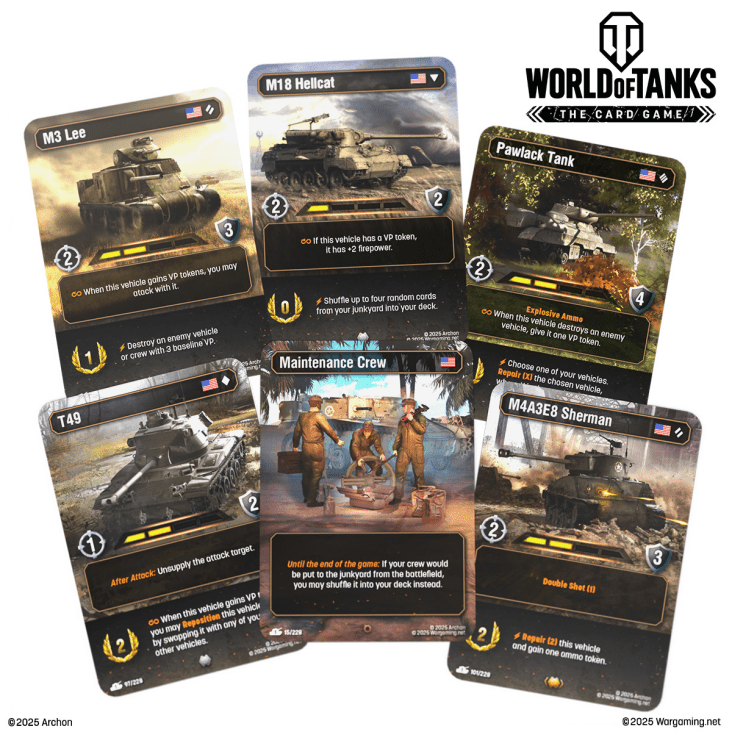World of Tanks: The Card Game | STARTER DECK USA: FIRST STRIKE #3