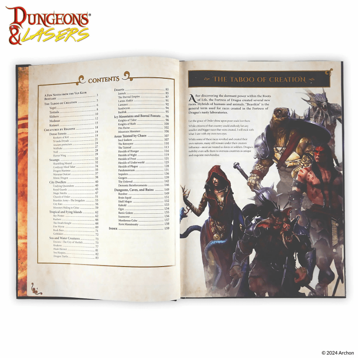 The World Of Deuslair: Bestiary Book #5