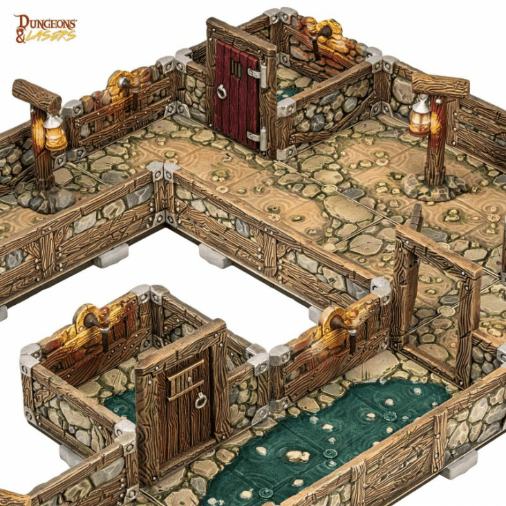 Dwarven Mine: Half-height Walls #14