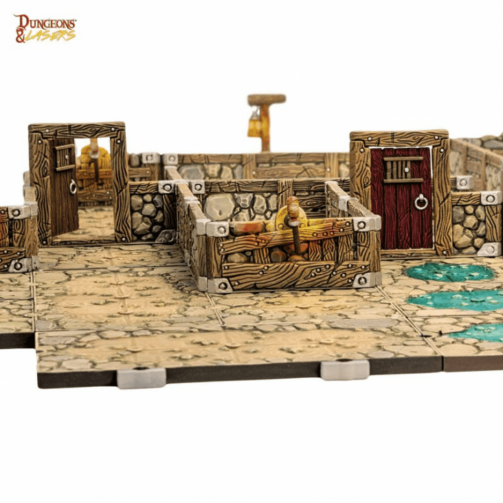 Dwarven Mine: Half-height Walls #15
