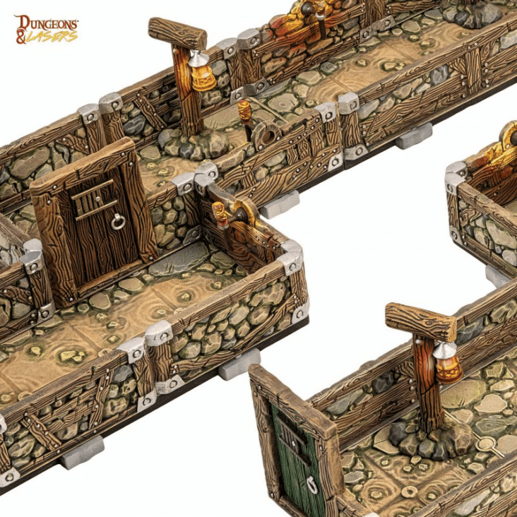 Dwarven Mine: Half-height Walls #16