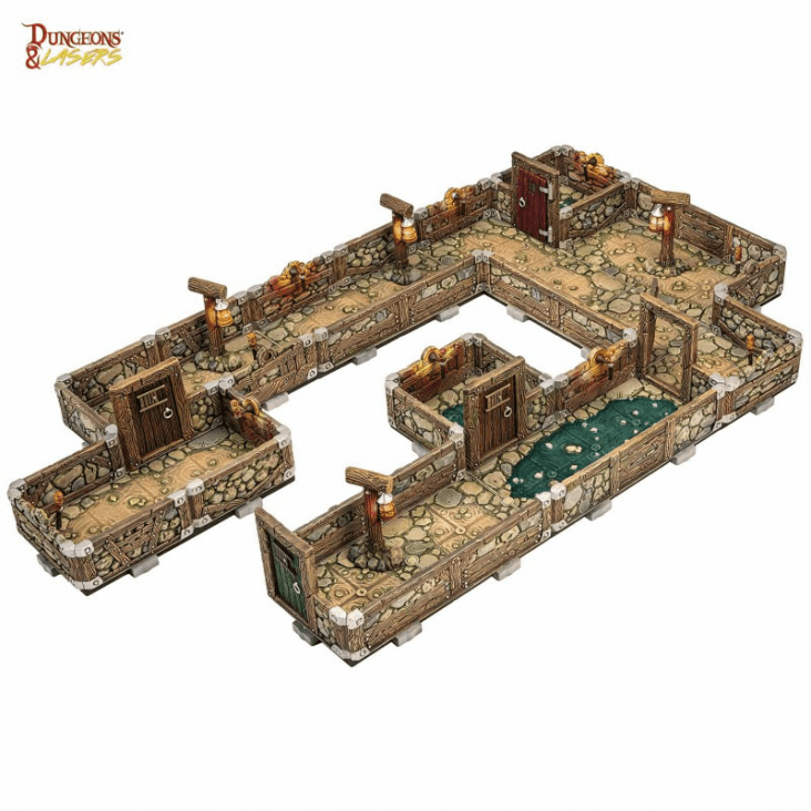 Dwarven Mine: Half-height Walls #3