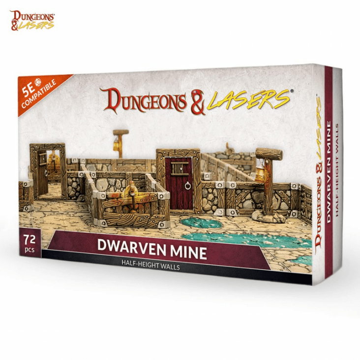 Dwarven Mine: Half-height Walls #1